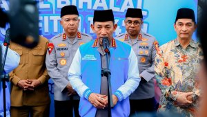 Kapolri Kunjungi PT. KMK untuk Silaturahmi dengan Buruh, Polresta Tangerang Lakukan Pengamanan