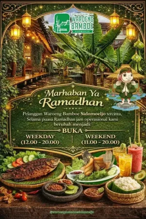 Waroeng Bamboe Sidomoeljo Resto Legend di Batu, Sajikan Paket Iftar Rp53 Ribu dan Promo Spesial Ramadan