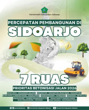 Perbaikan Ruas Jalan Sidoarjo Dipercepat, Target Sebelum Lebaran Selesai