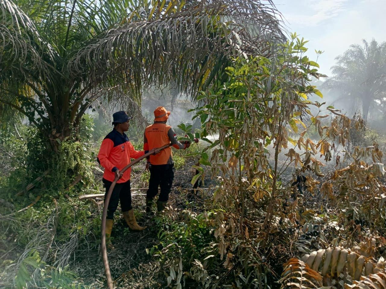 Rumah warga Serdang Bedagai dengan atap rusak akibat angin kencang