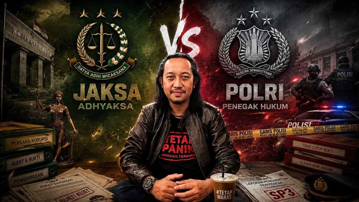 Andi Rachmanto Soroti Konflik Jampidsus dan Polri: Penegak Hukum Jangan Jadi Arena Adu Pengaruh