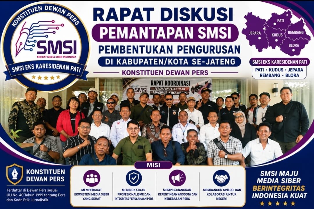 SMSI Jateng Matangkan Kepengurusan Kabupaten/Kota, Agus Kliwir : Organisasi Harus mampu Solid