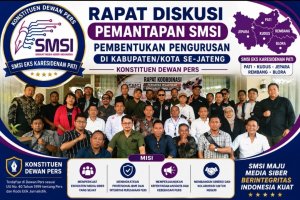 SMSI Jateng Matangkan Kepengurusan Kabupaten/Kota, Agus Kliwir : Organisasi Harus mampu Solid