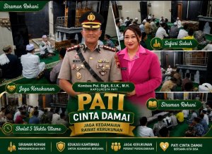 Sholat Lima Waktu sebagai Pondasi Pati Cinta Damai, Pesan Kapolresta