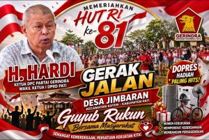 Antusias Warga Jimbaran di Momen Kemerdekaan RI, Wakil Rakyat Hadir